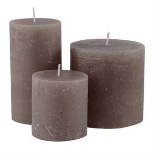 Grand Illusions Rustic Pillar Candle 100x100mm